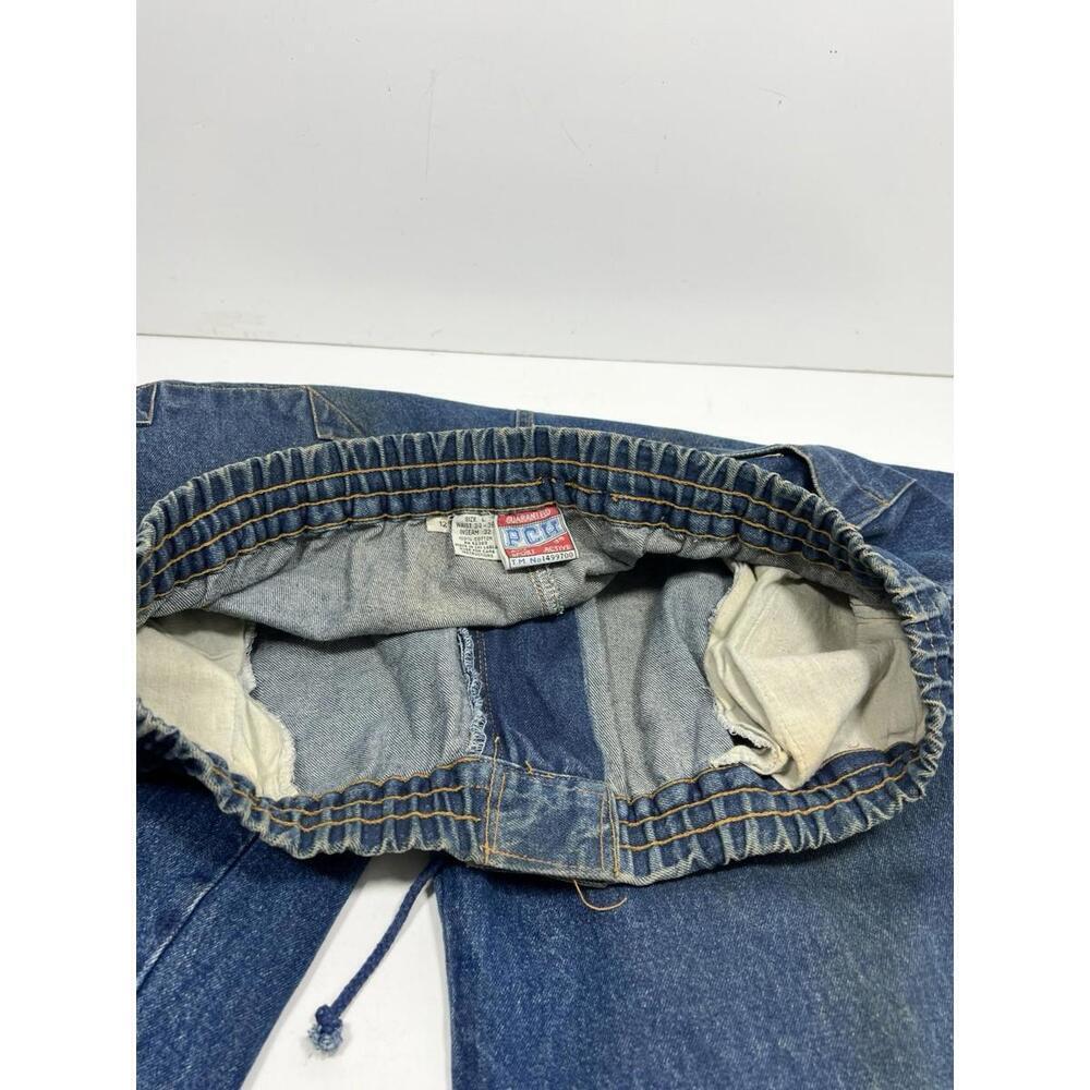 VTG 80s Pacific Coast Highway PCH Denim Jeans Waist 36x32 Elastic Waist - Picture 9 of 9